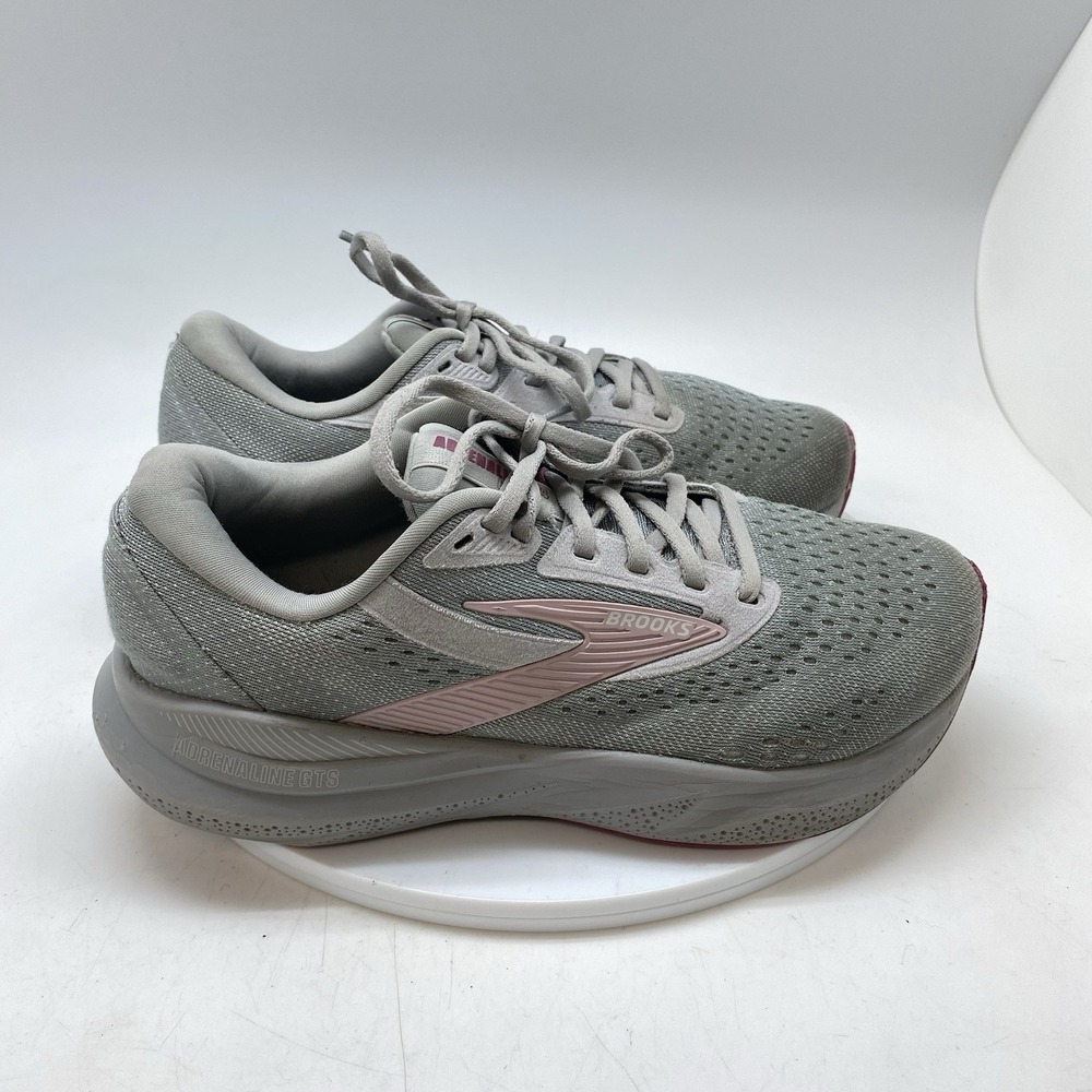Brooks Sneakers 8.5 2E‎ Womens Adrenaline GTS 24 1204262E019 Gray Running Shoes